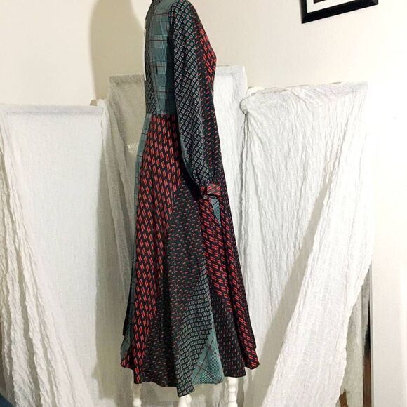 Anonyme Designers NWT Patckwork Maxi Dress Size Small - Picture 4 of 12